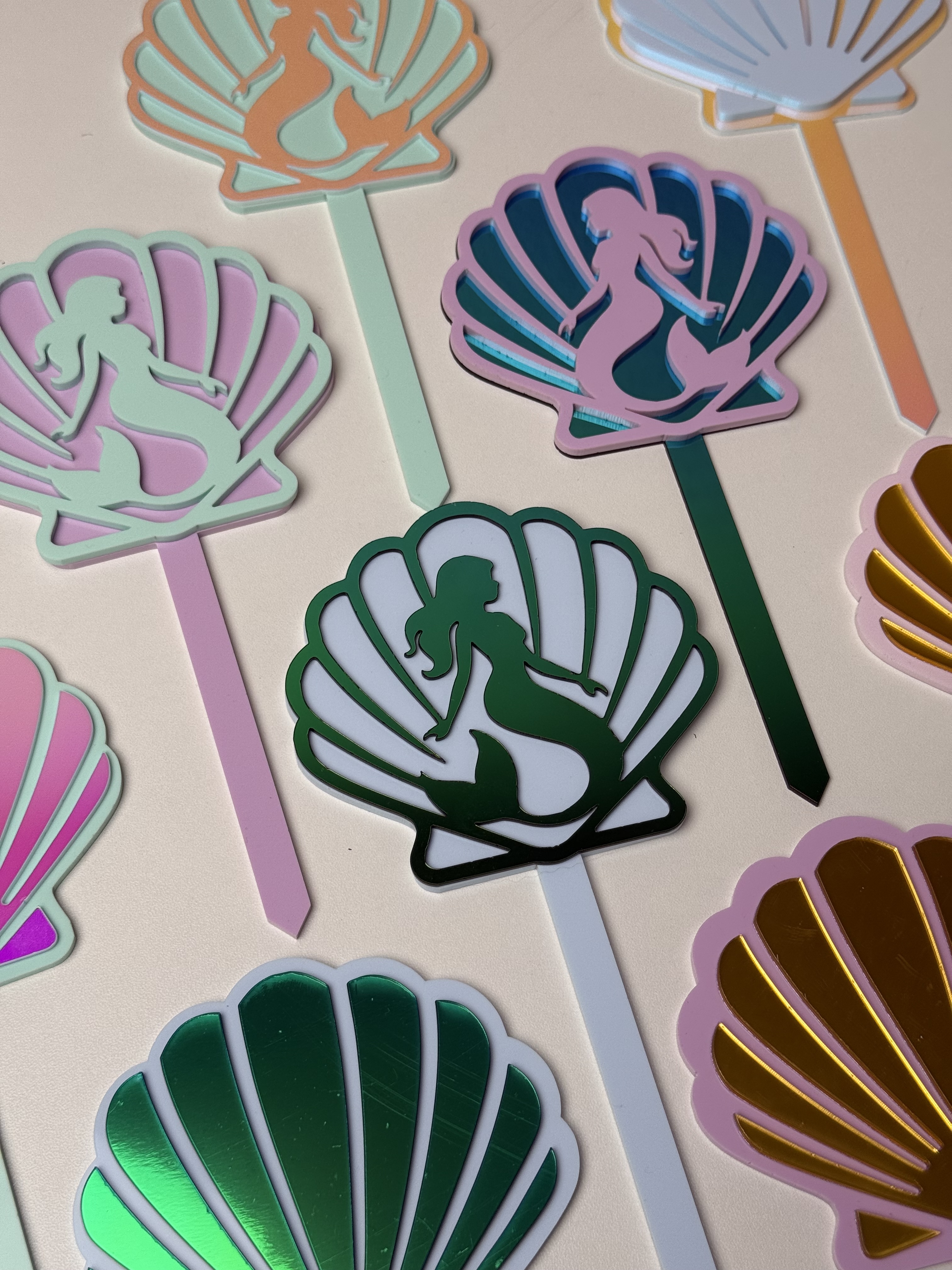 Mermaid Birthday Cake Topper - Photo 3